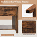 Rising Center Table with Lift Top Hidden Compartment