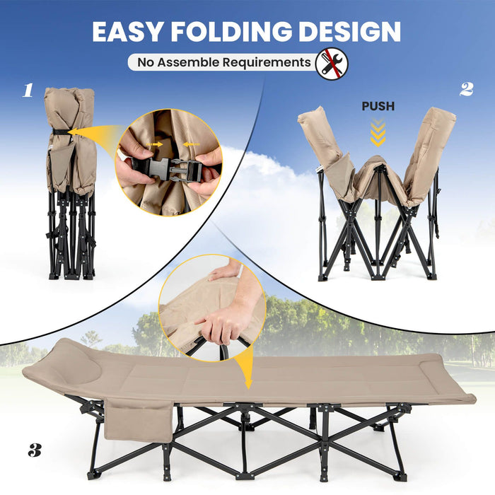 Sleeping Cot Bed with Carry Bag