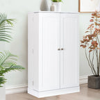 2-Door Pantry Cabinet with 6 Adjustable Shelves