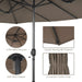 4.5m Double-Sided Outdoor Garden Parasol