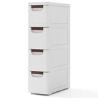 3/4/5-Drawer Narrow Storage Cabinet for Small Space