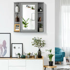 3-Tier Mirrored Wall Mounted Bathroom Cabinet