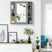 3-Tier Mirrored Wall Mounted Bathroom Cabinet