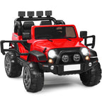 SEDOL 2-Seater 12V Electric Kids Ride-On Truck with Dual Storage Compartments Parental Remote Control High-Capacity 7Ah Battery and All-Terrain Spring Suspension – 50kg Limit