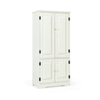 Antique Wooden Storage Cabinet Cupboard Shelf