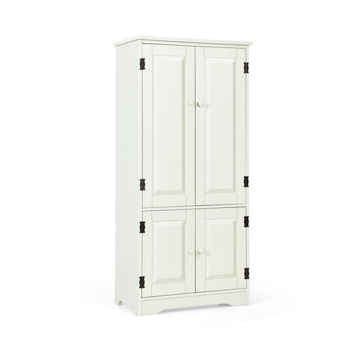 Antique Wooden Storage Cabinet Cupboard Shelf