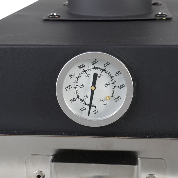 Outdoor Wood-Fired Pizza Oven – Portable Garden Pizza Maker with Stone, Peel & Grill Rack