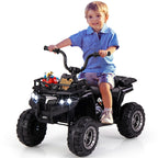 6V Kids Quad Ride-On – One-Button Start ATV with Tread Tires & MP3 Player