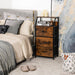 3 Drawer Organizer Unit with Wooden Top and Front