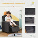 SEDOL Kids Recliner Armchair with Integrated Footrest 2-in-1 Children’s Sofa Lounger with Breathable Linen Fabric and Solid Wood Frame for Playroom & Bedroom