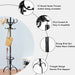 Wooden Coat and Hat Stand