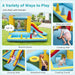 Inflatable Bouncy Castle Unit with Slide, Tunnel & Ball Pit (No Blower)