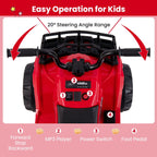 6V Kids Quad Ride-On – One-Button Start ATV with Tread Tires & MP3 Player