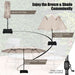 4.5m Double-Sided Outdoor Garden Parasol