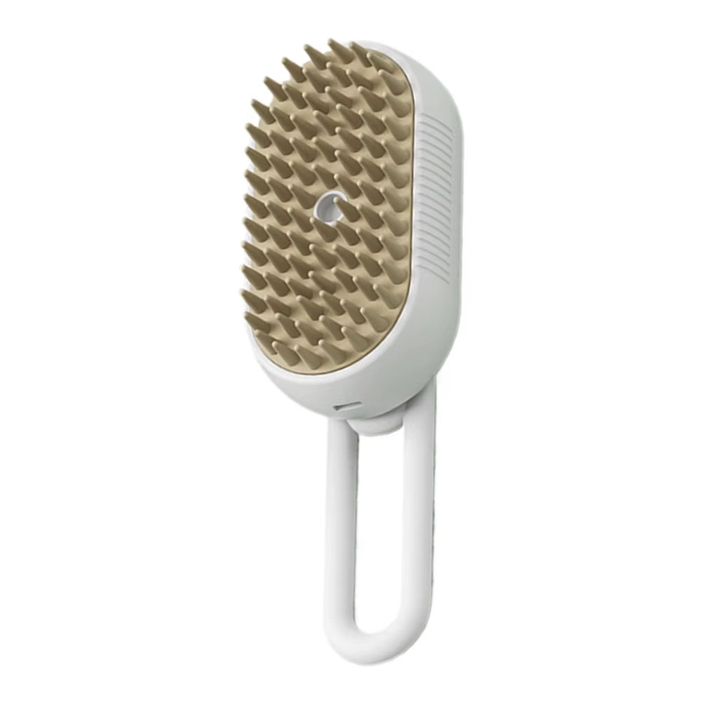 3-in-1 Electric Pet Cleaning Brush – USB Rechargeable Cat & Dog Grooming Comb with Steam Spray