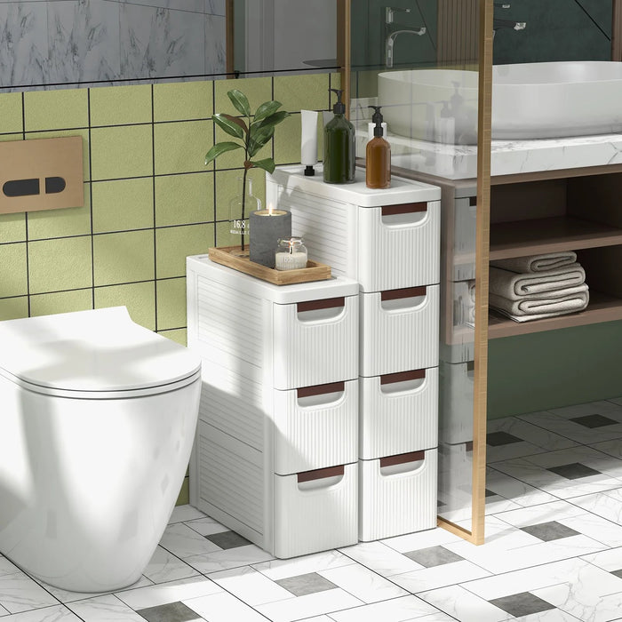 3/4/5-Drawer Narrow Storage Cabinet for Small Space