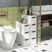 3/4/5-Drawer Narrow Storage Cabinet for Small Space