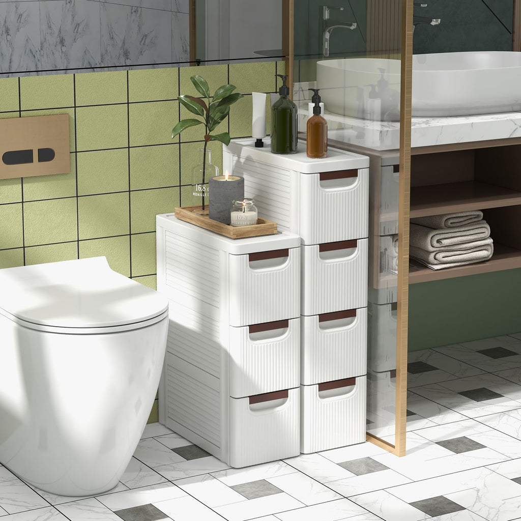 3/4/5-Drawer Narrow Storage Cabinet for Small Space