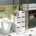 3/4/5-Drawer Narrow Storage Cabinet for Small Space