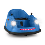 SEDOL 12V High-Torque Kids Bumper Car with Dual 10,000 RPM Motors 360° Zero-Turn Dual Levers Parental Remote Control and Wall-Safe Reinforced Bumper