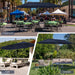 4.5m Double-Sided Outdoor Garden Parasol