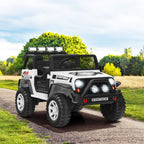 SEDOL 2-Seater Kids Ride-On Truck 12V Battery Powered Electric Car with Parental Remote Control Spring Suspension Rocking Mode and Bluetooth/USB Audio – 50kg Capacity