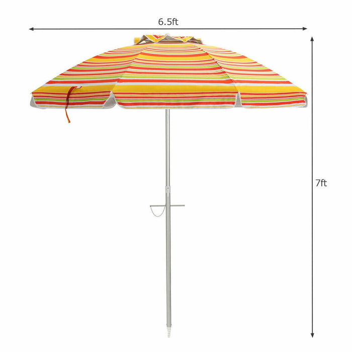 2m Patio Tilting Parasol with UPF 50+ UV Protection