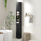 180CM Tall Freestanding Bathroom Cabinet with 2 Doors and 1 Drawer