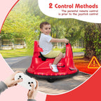 SEDOL 12V High-Performance Kids Bumper Car with 360° Zero-Turn Dual Joysticks Parental Remote Control LED Surround Lighting and Integrated USB/Story Hub