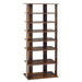 Extra Wide Wooden Vertical Shoe Rack with 7 Shelves