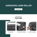 63 L Heavy-Duty Lawn Roller – Steel Garden Grass Roller with U‑Handle & Drain Plug