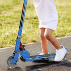 Aluminium Folding Stunt Scooter with LED Wheels – Kids T-Bar Kick Scooter