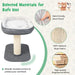 2-Tier Cat Tree with Sleeping Perch Sisal Scratching Plate and Ball