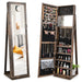 3-In-1 Mirrored Jewellery Armoire with Display Shelves