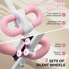 Ab Machine – Adjustable Ab Trainer, Foldable Abdominal Exercise Equipment
