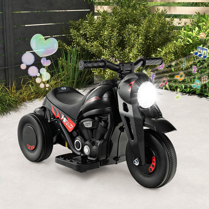 6V Kids Electric Motorcycle – Bubble Maker, Music & LED Headlights