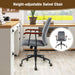 Adjustable Velvet Rocking Leisure Chair with Padded Seat