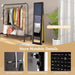 3-In-1 Mirrored Jewellery Armoire with Display Shelves
