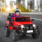 SEDOL 2-Seater 12V Electric Kids Ride-On Truck with Dual Storage Compartments Parental Remote Control High-Capacity 7Ah Battery and All-Terrain Spring Suspension – 50kg Limit