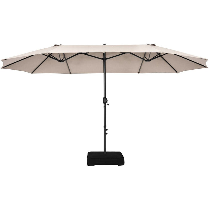 4.5m Double-Sided Outdoor Garden Parasol