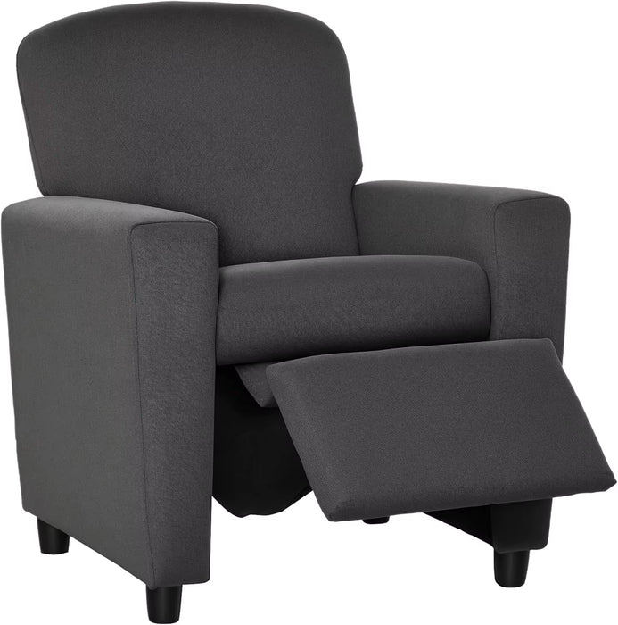 SEDOL Kids Recliner Armchair with Integrated Footrest 2-in-1 Children’s Sofa Lounger with Breathable Linen Fabric and Solid Wood Frame for Playroom & Bedroom