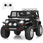SEDOL 2-Seater Kids Ride-On Truck 12V Battery Powered Electric Car with Parental Remote Control Spring Suspension Rocking Mode and Bluetooth/USB Audio – 50kg Capacity