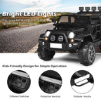 SEDOL 2-Seater 12V Electric Kids Ride-On Truck with Dual Storage Compartments Parental Remote Control High-Capacity 7Ah Battery and All-Terrain Spring Suspension – 50kg Limit