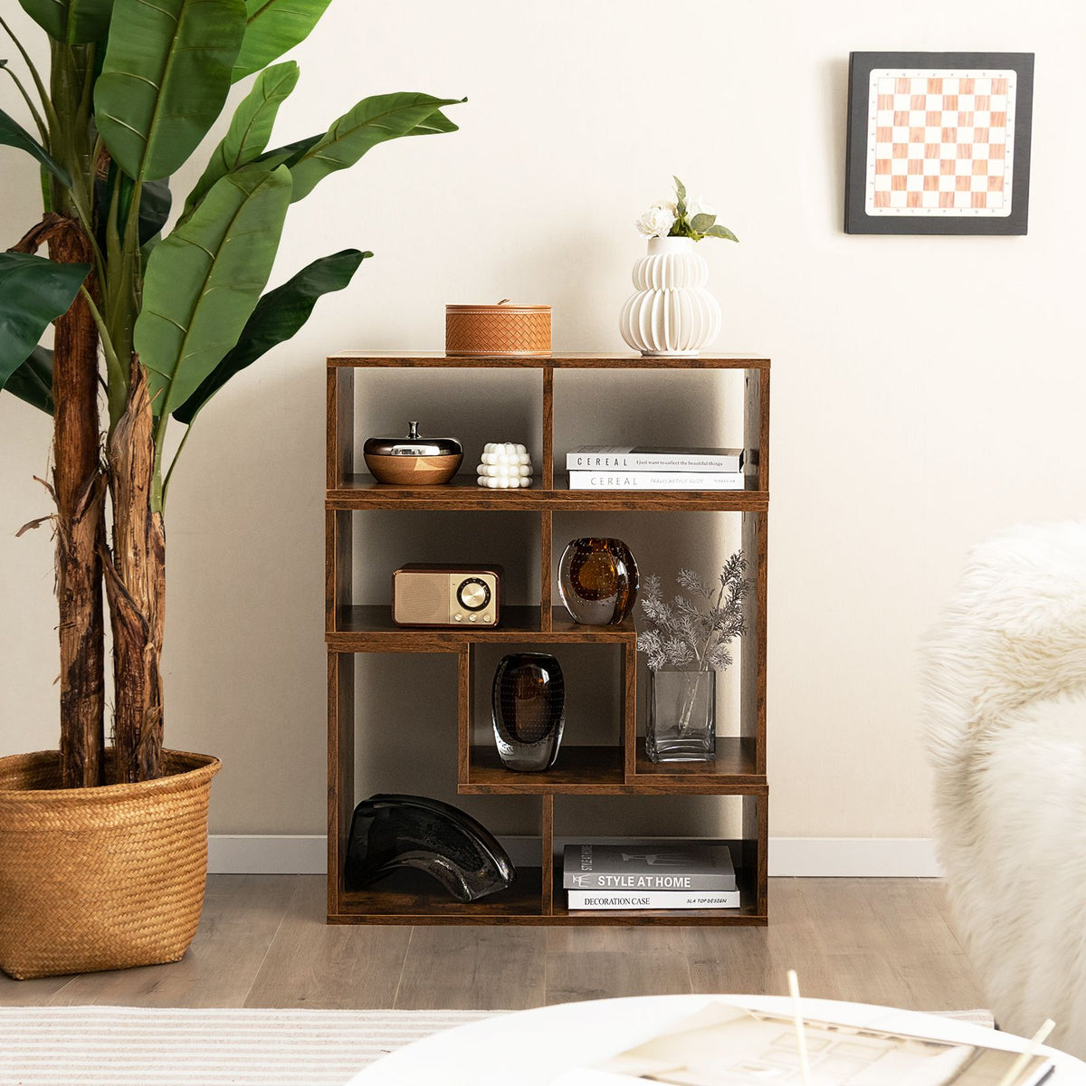 3 Pieces Convertible TV Stand for Tvs up to 65 Inches