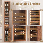 180CM Tall Freestanding Bathroom Cabinet with 2 Doors and 1 Drawer