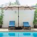 4.5m Double-Sided Outdoor Garden Parasol
