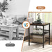 3 Tier Industrial Styled Side Table Bedside Table