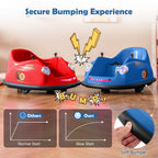 SEDOL 12V High-Torque Kids Bumper Car with Dual 10,000 RPM Motors 360° Zero-Turn Dual Levers Parental Remote Control and Wall-Safe Reinforced Bumper