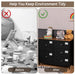 5 Drawers Dresser Chest of Drawers with Wooden Top and Metal Frame