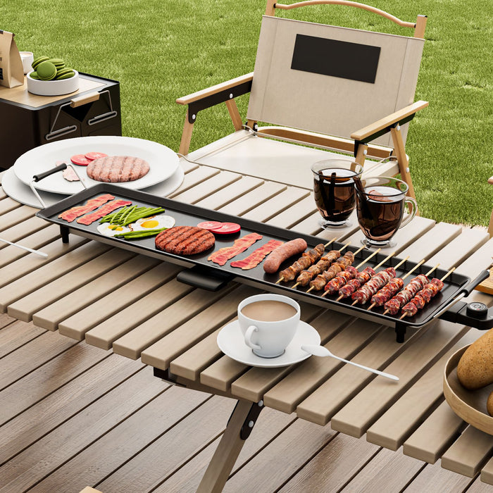 XXL Teppanyaki Table Grill – 90 × 23 cm XXL Electric Teppanyaki Hot Plate 2000W